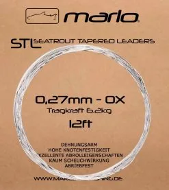 Marlo Flyfishing Marlo 12ft Tapered Fluorocarbon Leader