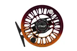 Marlo Flyfishing Marlo Mla² Fliegenrolle Schwarz/Orange-Dark Purple