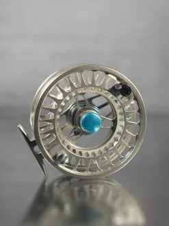 Marlo Flyfishing Marlo Steelboss 12 Plus Silber/Blau Custom Color - Einzelstück