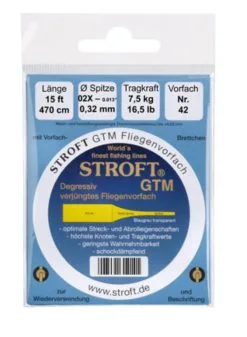 Stroft GTM Gezogenes Vorfach 15ft 12 Stroft GTM Gezogenes Vorfach 15ft -Guideline Verkäufe vorfachbrettchen 42
